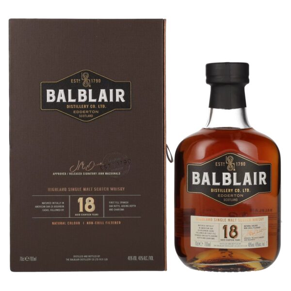 Balblair 18 years old