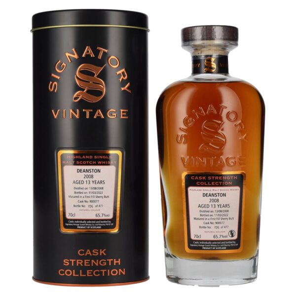 Deanston 13 years old - Signatory