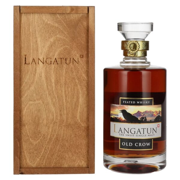 Langatun - Old Crow - Peated - 0.5L
