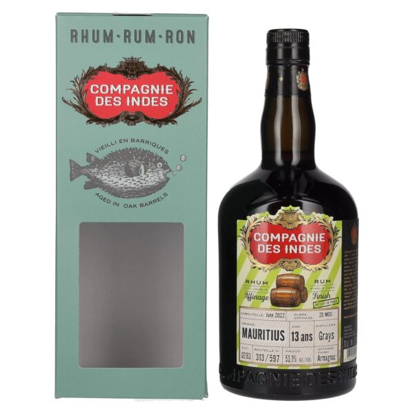 Ron Compagnie des Indes Mauritius Armagnac