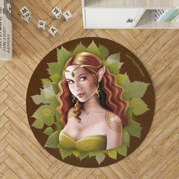 Celtic Elf Round Rug