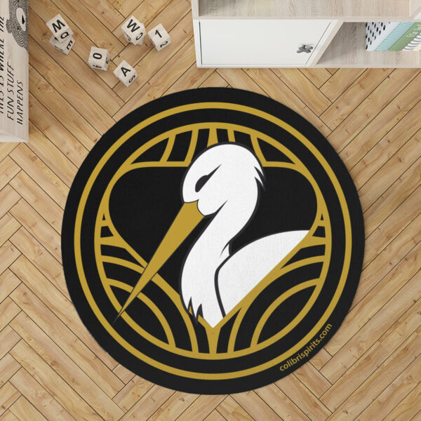 Stork Round Rug