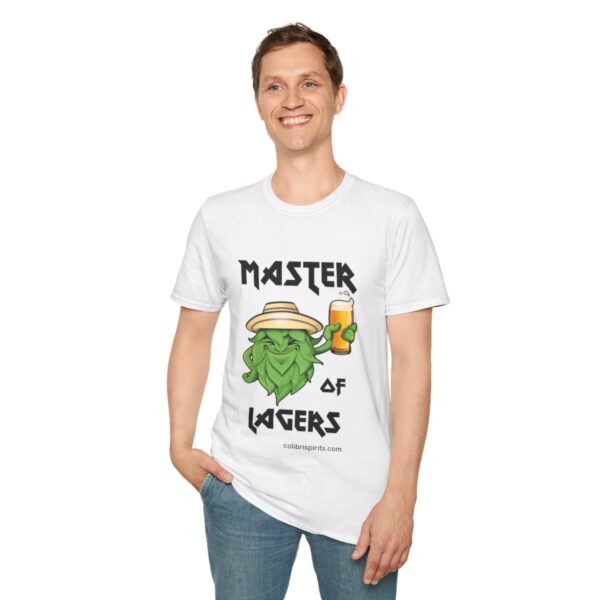 Master of Lagers Tee Shirt Printed on both sides Unisex